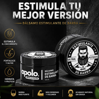 Apolo Ultra Potente – Bálsamo Estimulante de Barba | 100 mL