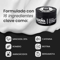 Apolo Ultra Potente – Bálsamo Estimulante de Barba | 100 mL