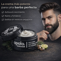 Apolo Ultra Potente – Bálsamo Estimulante de Barba | 100 mL